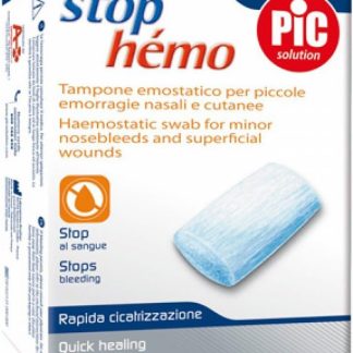 Pic Stop Hemo Tampone Emostatico Cole Emorragie Nasali e Cutanee 5 Tamponi - 10 ml, 5 unità, 1