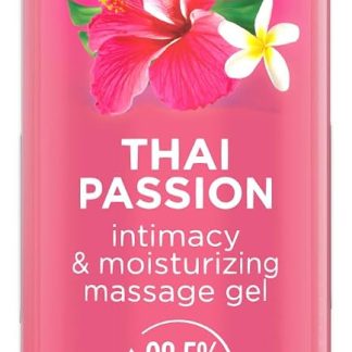 Control Thai Passion Gel Massaggio 2 in 1 A Base D'Acqua All'Aroma Di Fiori E Spezie con 98,5% di Ingredienti Naturali, 100% Made in Italy, 200 ml