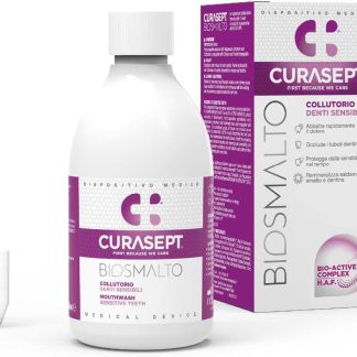 Curasept Biosmalto Sensitivity Relief – Unflavored Mouthwash 300 ml