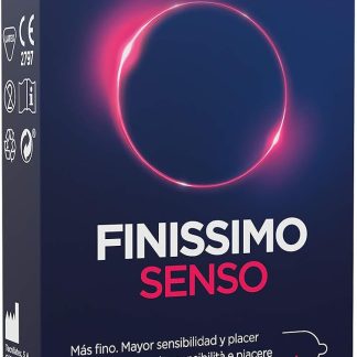 Control Preservativi Finissimo Senso. Scatola di 6 preservativi più sottili, maggiore sensibilità, lubrificati. Vestibilità perfetta.