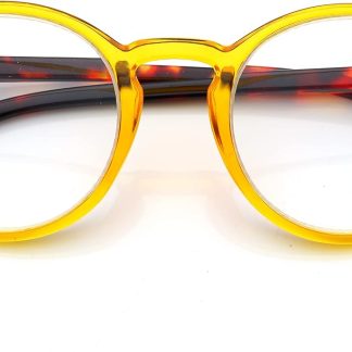 Gian Marco Venturi Palermo Occhiali da Lettura, Giallo-Tartaruga, Standard Unisex-Adulto