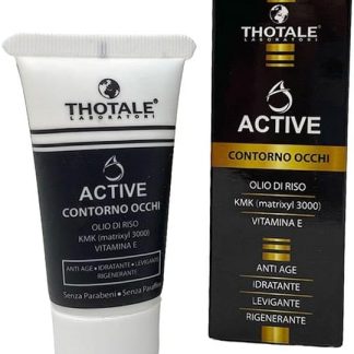Thotale Active - Contorno Occhi Anti-Age Idratante Levigante Rigenerante, 30ml