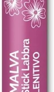 Marco Viti Malva Stick - Balsamo lenitivo per idratare le labbra sensibili e secche, 4,5 g